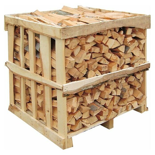 Brennholz Birke 25 cm 1RM auf palette