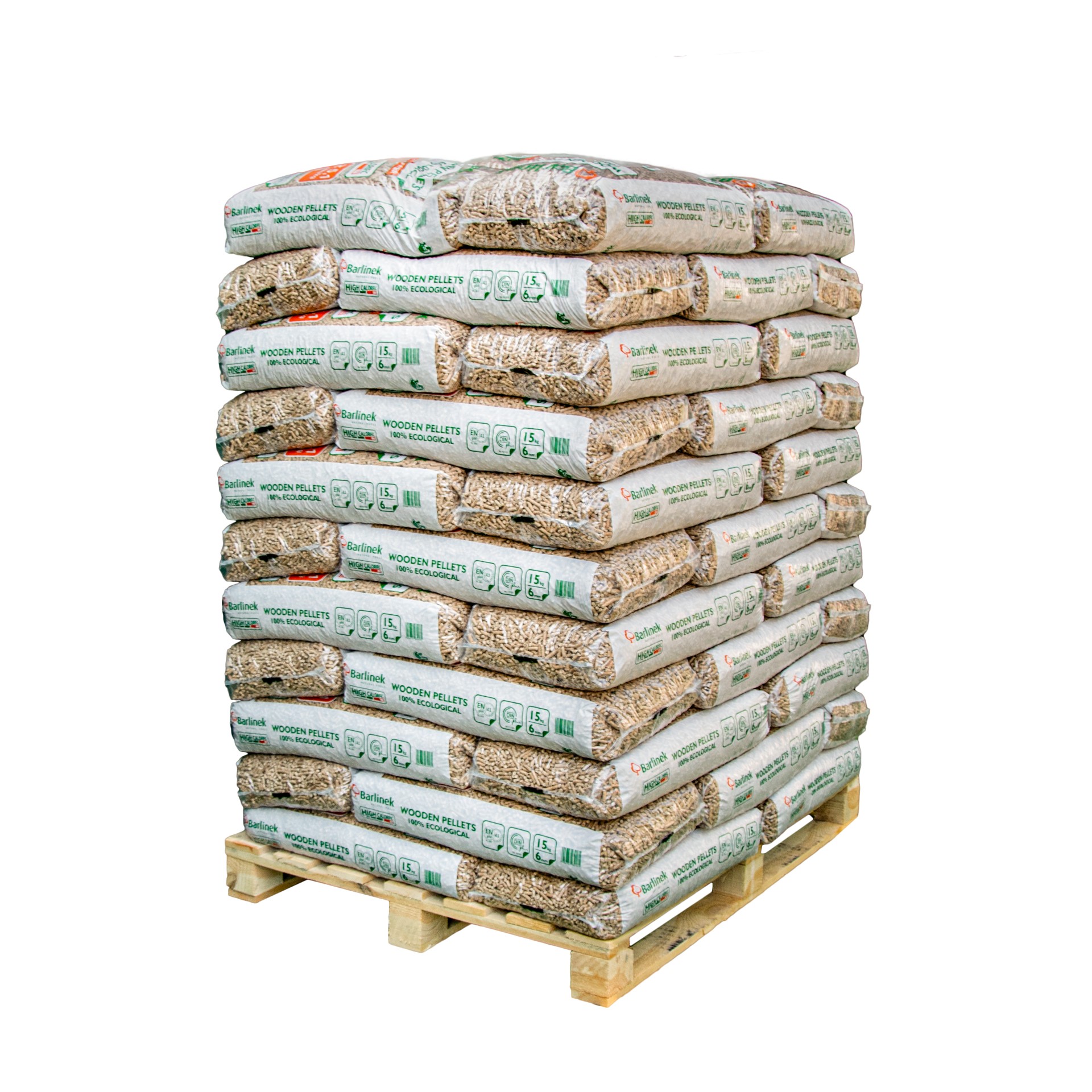 Holzpellets ENplus A1 6 mm – 66 × 15 kg (990 kg) – Weichholz – Bild 5