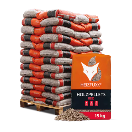 Holzpellets ENplus A1 6 mm – 65 × 15 kg – Hartholz
