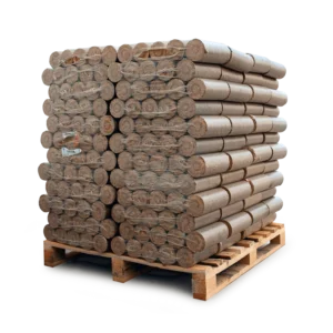 Holzbriketts Nestro XL Red – rund ohne Loch (Palette 960 kg)