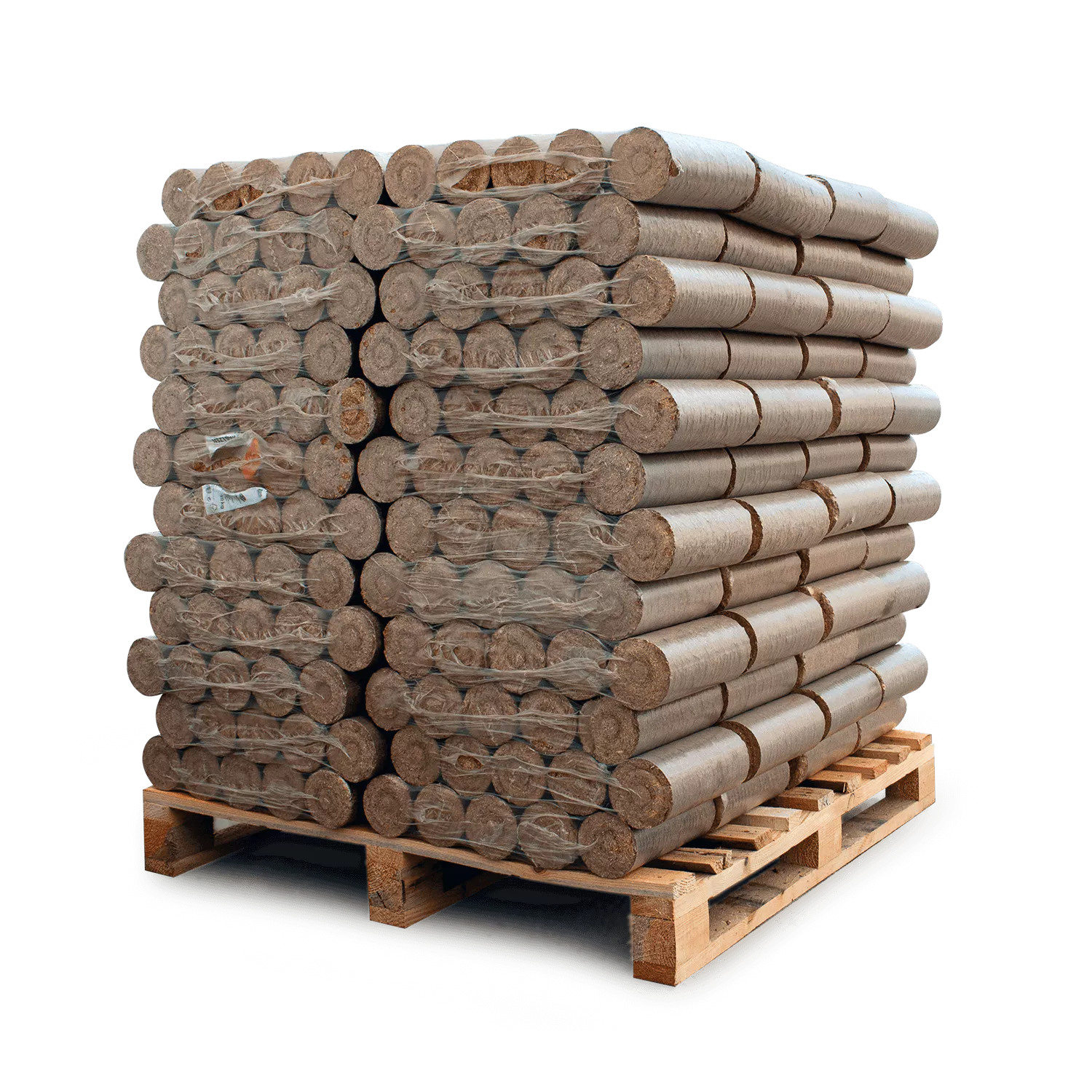 Holzbriketts Nestro XL Red – rund ohne Loch (Palette 960 kg) – Bild 4