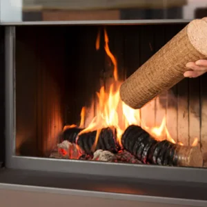 Holzbriketts Nestro XL Blue – rund ohne Loch (Palette 960 kg)