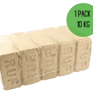 RUF Holzbriketts 960 kg Palette – 96 x 10 kg – DIN EN ISO 17225-3 – „Unser Sparfuchs“