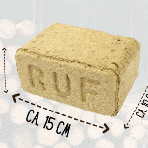 RUF Holzbriketts 960 kg Palette – 96 x 10 kg – DIN EN ISO 17225-3 – „Unser Sparfuchs“